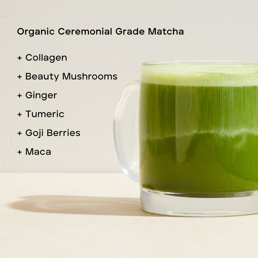 Matcha Beauty Plant-Based Collagen Support Drink Blend, matcha collagen 