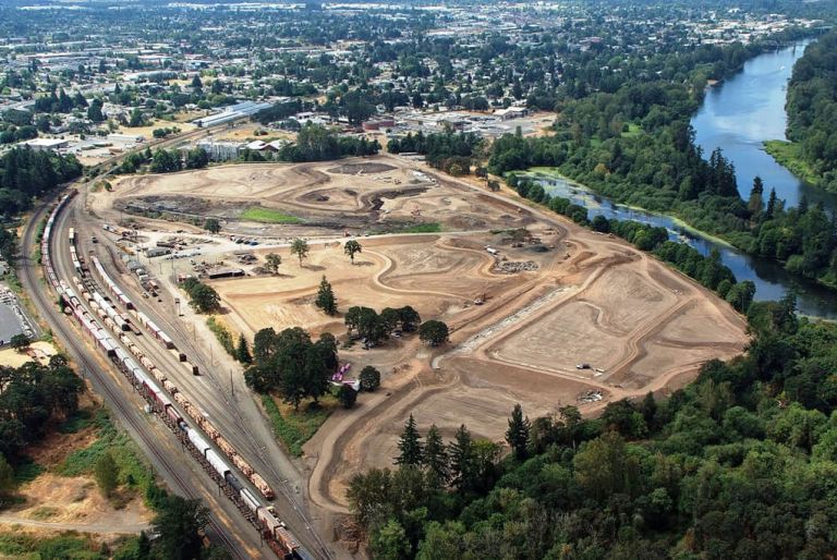 aerial view of Talking Water Gardens