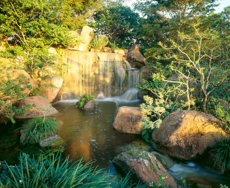 Morikami Falls at Morikami Museum