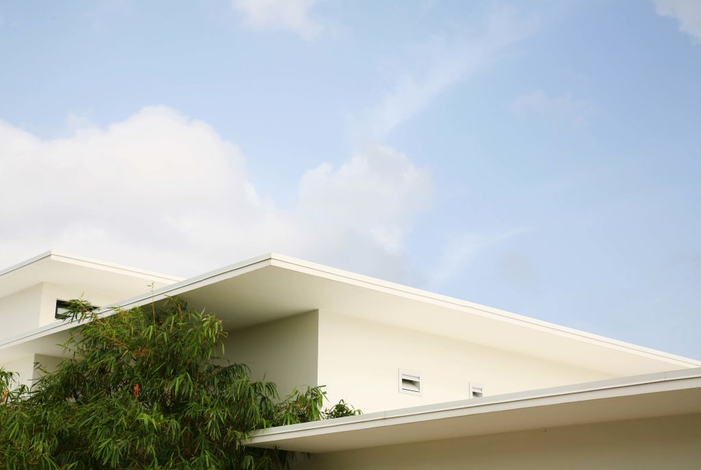 roof and sky at Grand Cayman residence