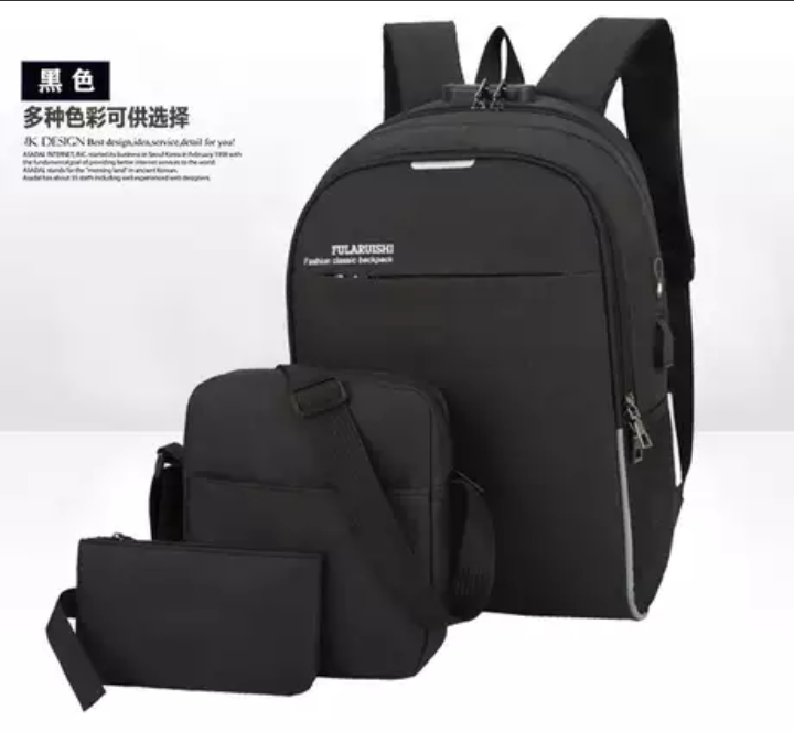 Anti-theft laptop backpack