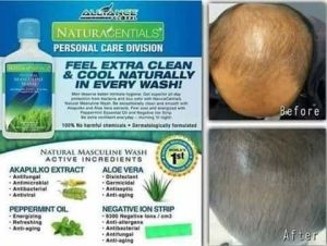 Natural masculine wash