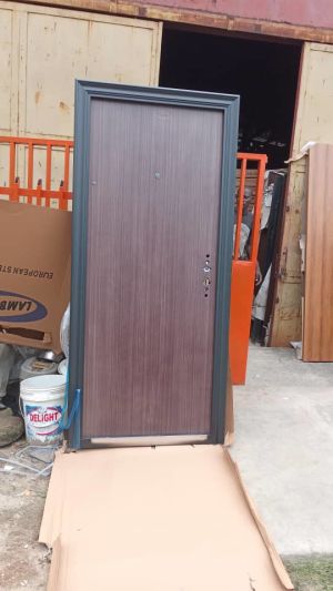 Steel security door