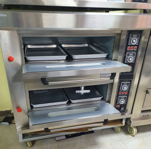 4 deck 2 trays gas oven