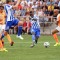 Demba Savage krutar in 1-0 målet. HJK, fotboll, 2014, Apoel
