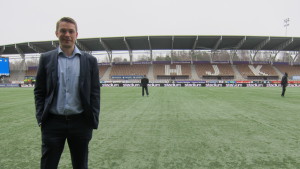 Mattias Gestranius är Finlands högst rankade domare. Mattias Gestranius