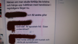 Journalistens inlägg på Facebook. Inlägg på Facebook har orsakat uppsäging av prenumeration.