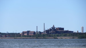 Koverhar sett från stranden på Sjömansro.