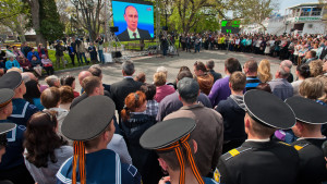 Krimbor följde med Putins årliga tv-show