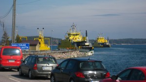 Bilkö vid Nagu färjan