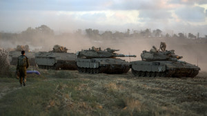 Israel inledde markoffensiv mot Gaza på torsdagen.