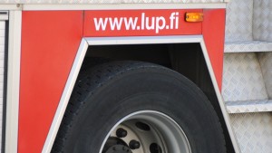 Sex släckningsenheter ryckte ut.