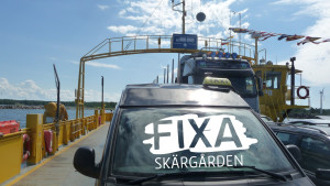 Färgan till Bergö i Malax