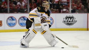 Tuukka Rask i bländande form. Tuukka Rask