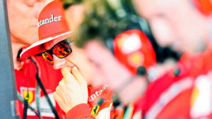Kimi Räikkönen och Ferrari har mycket att fundera på. Kimi Räikkönen, april 2014