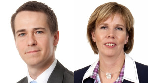 Carl Haglund och Anna-Maja Henriksson