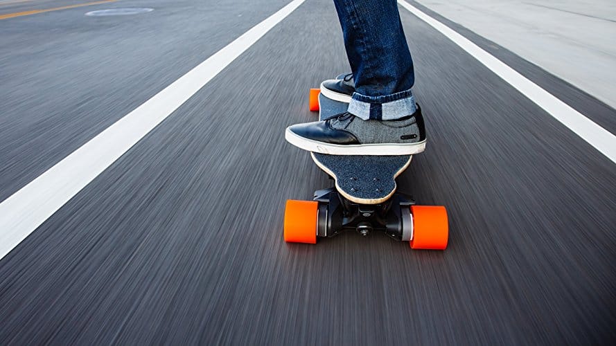 Picture of someone riding a boosted board, one of the investments in my crowdfunding portfolio