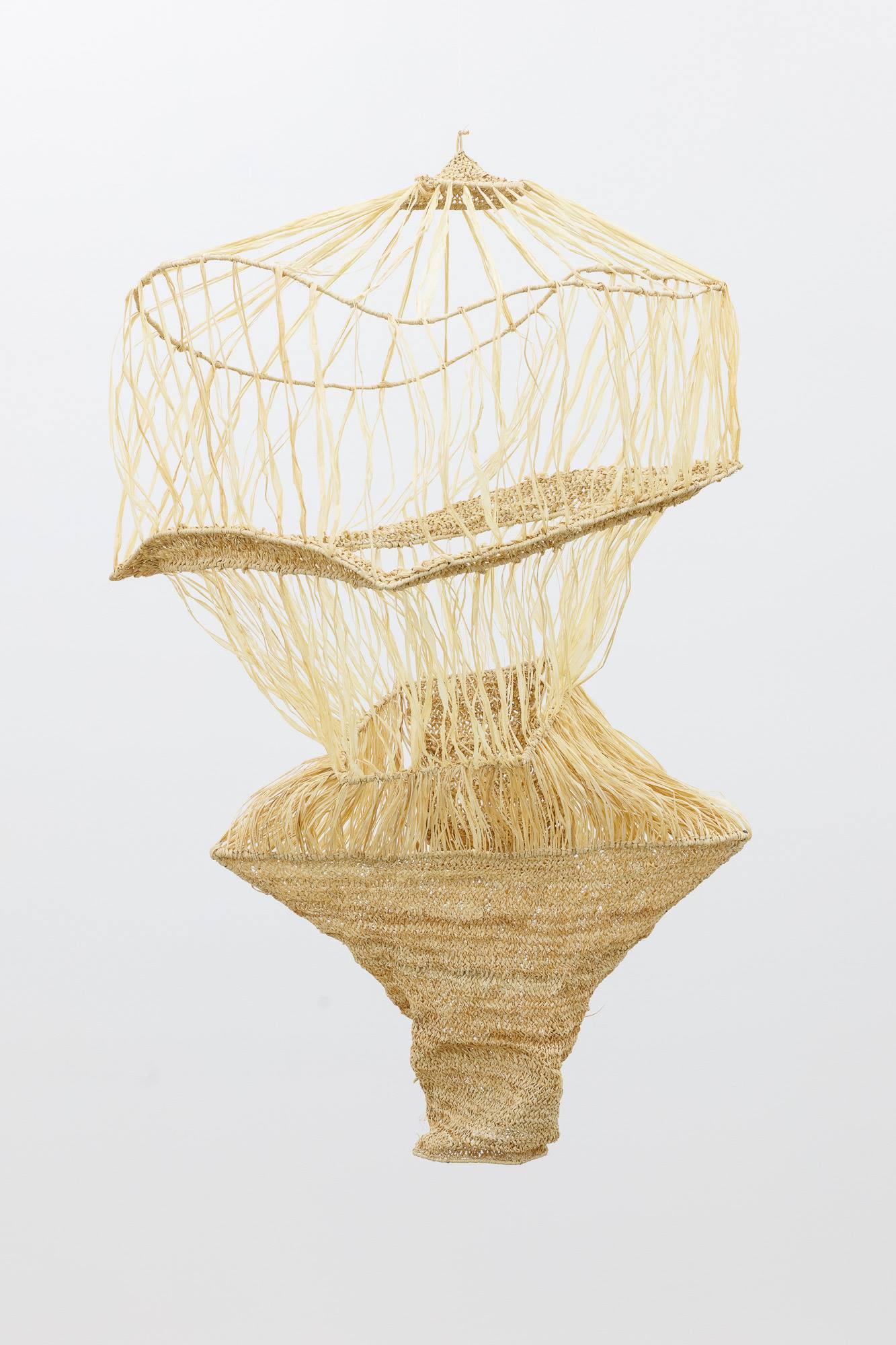 Gala Porras-Kim, One clump of raffia reconstruction