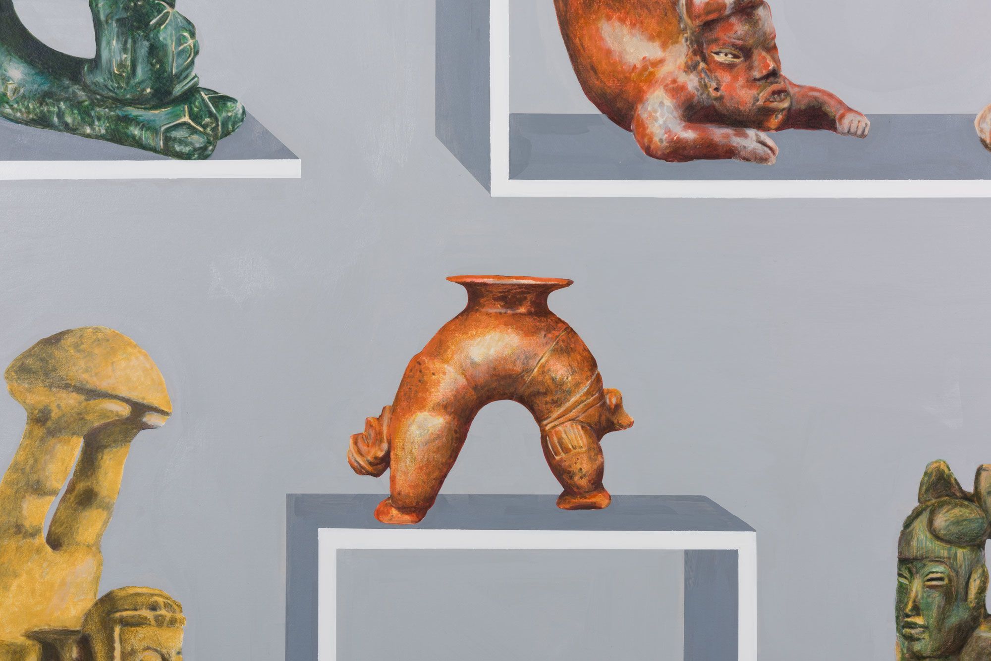 11 Mesoamerican Shamans, 2019, detail