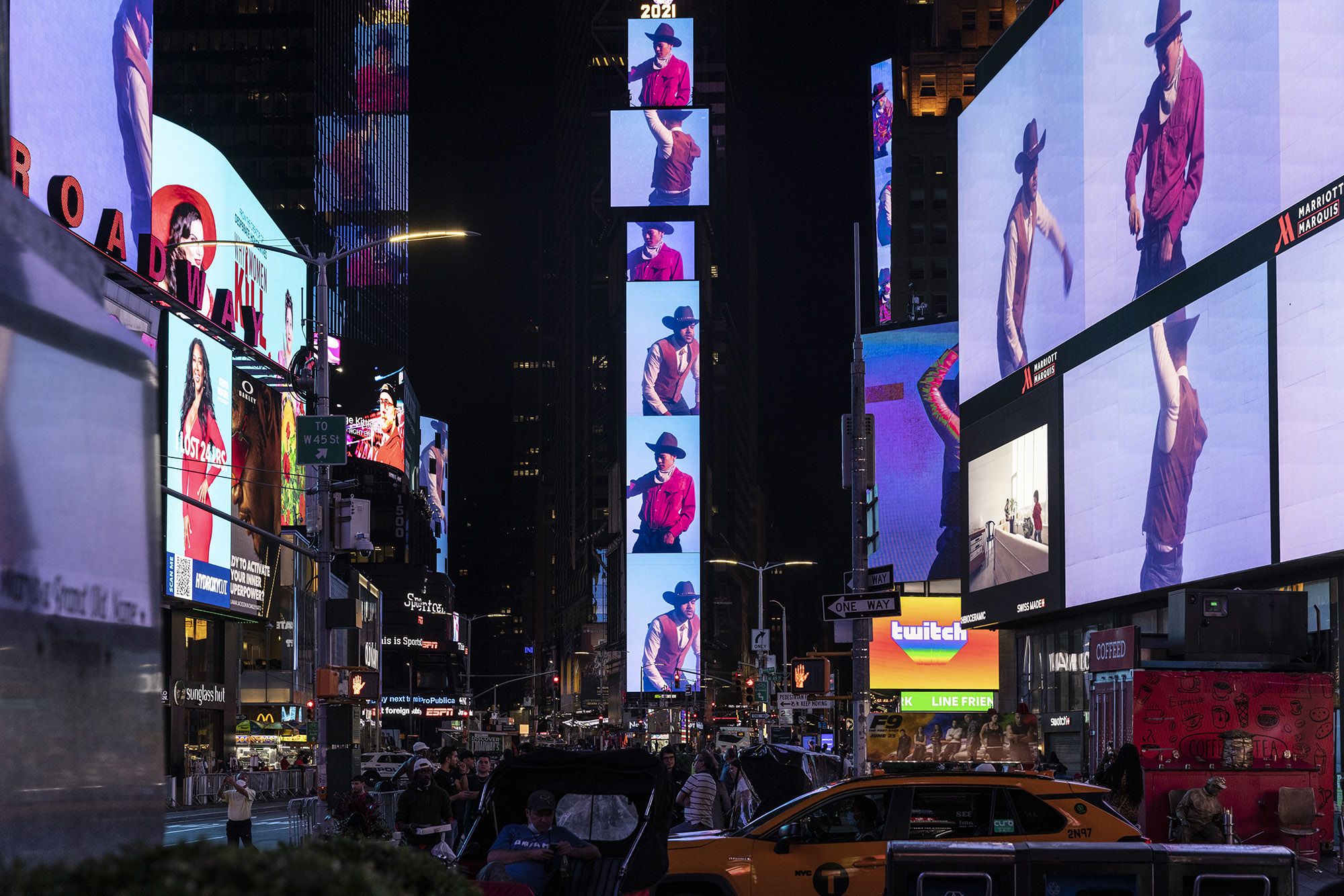 Times Square Arts Midnight Moments