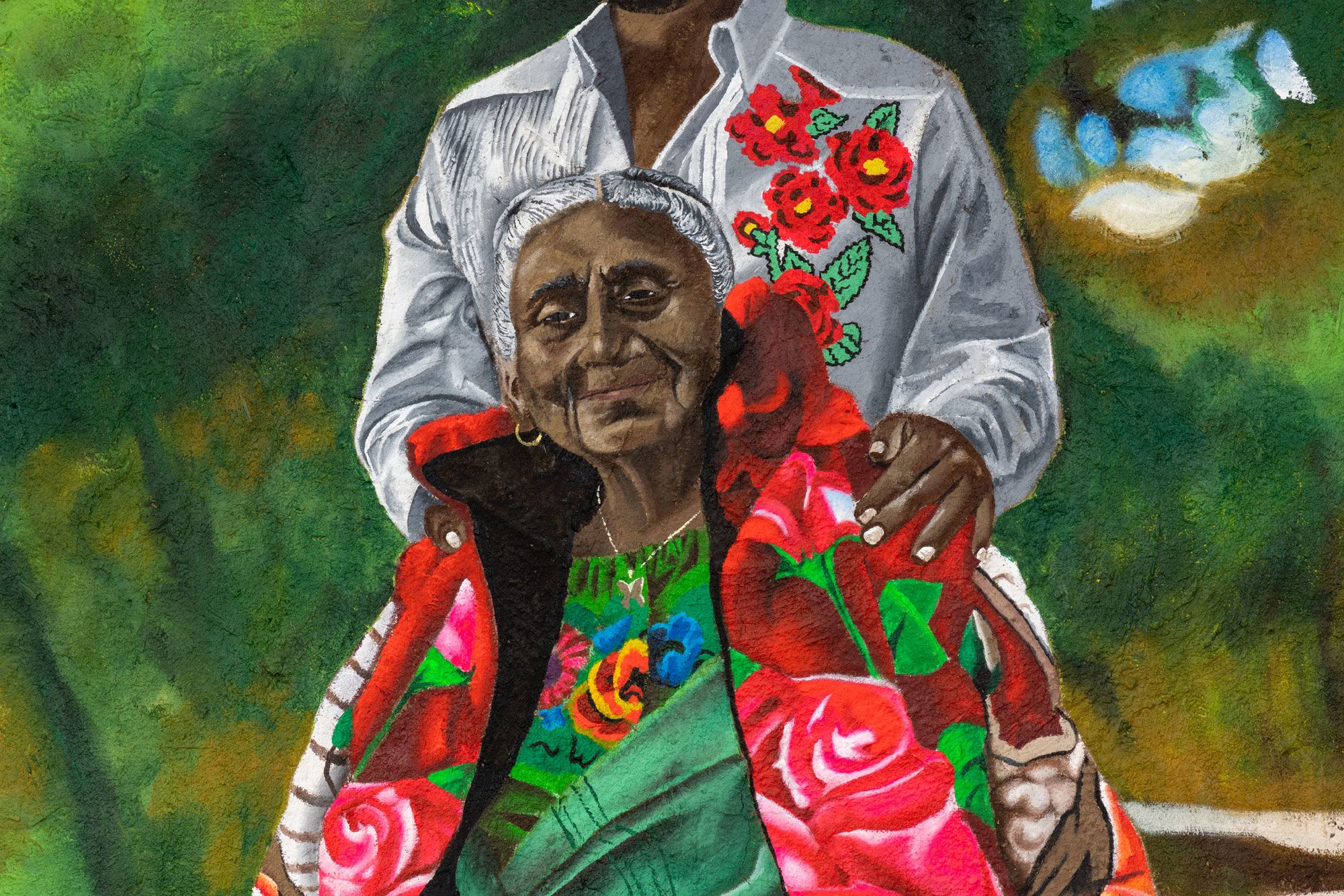 Yosi con Abuelita, detail