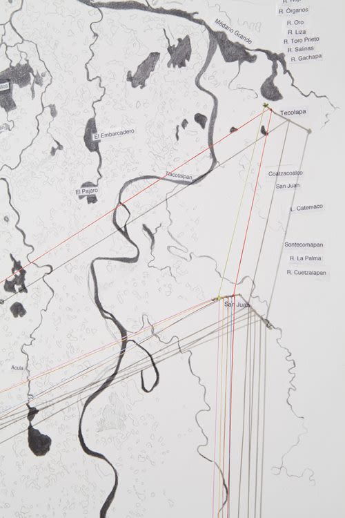 Mapping stones (predominant rock types of sub basins in Papaloapan river basin), detail