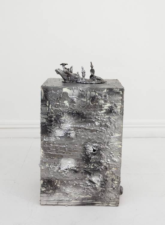 Young Joon Kwak, Trans-Creation Relic and Untitled (Plinth IV)