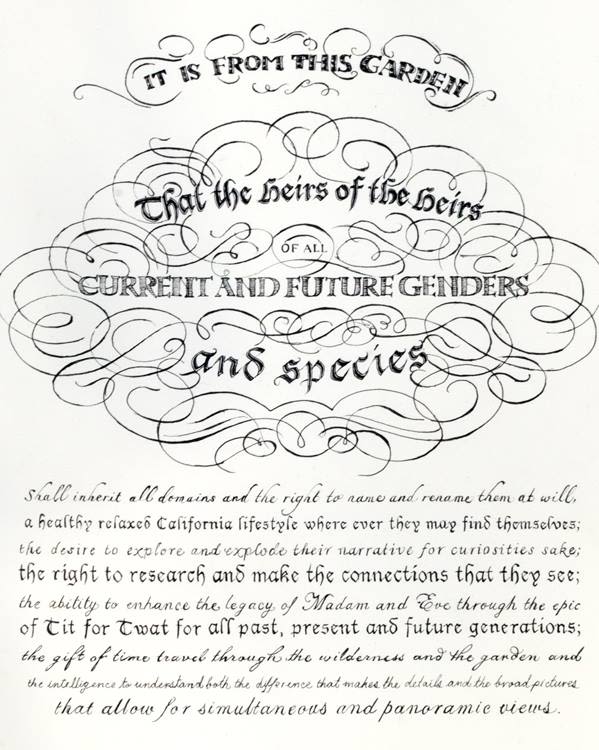 Kaucyila Brooke with Gala Porras-Kim, Un-Entitled Certificate with Unofficial Seal, detail