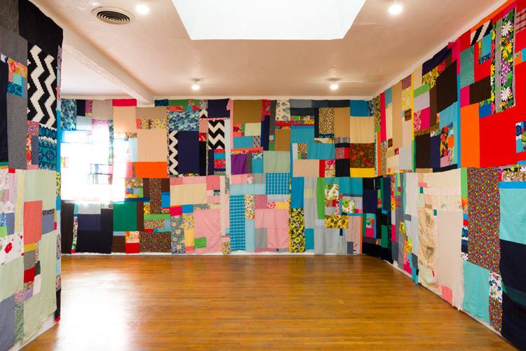 Mother Cloth, Installation view (week 1)