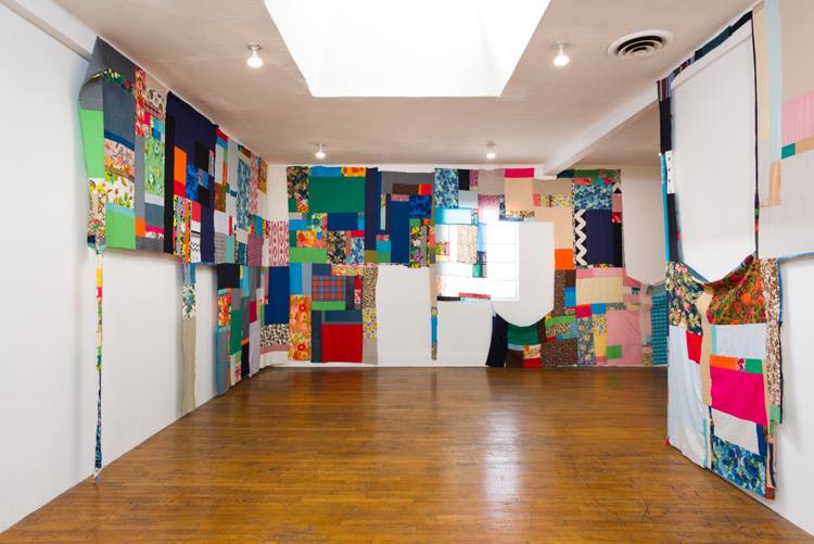 Mother Cloth, Installation view (week 6)