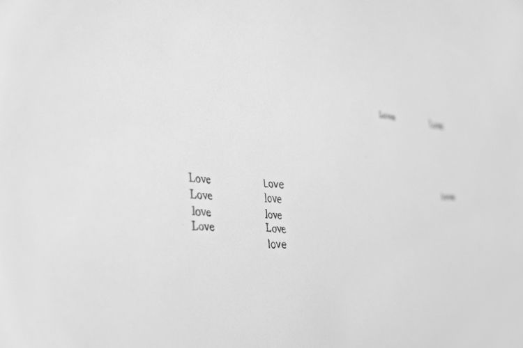 Love Calendar (31 Loves from 2012), detail