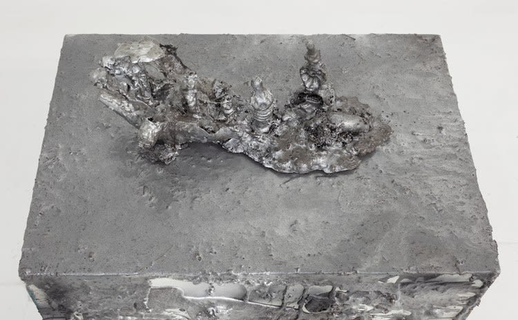 Young Joon Kwak, Trans-Creation Relic and Untitled (Plinth IV), detail