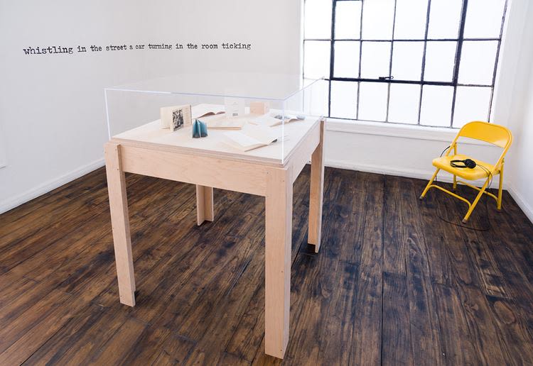 Aram Saroyan, Installation view