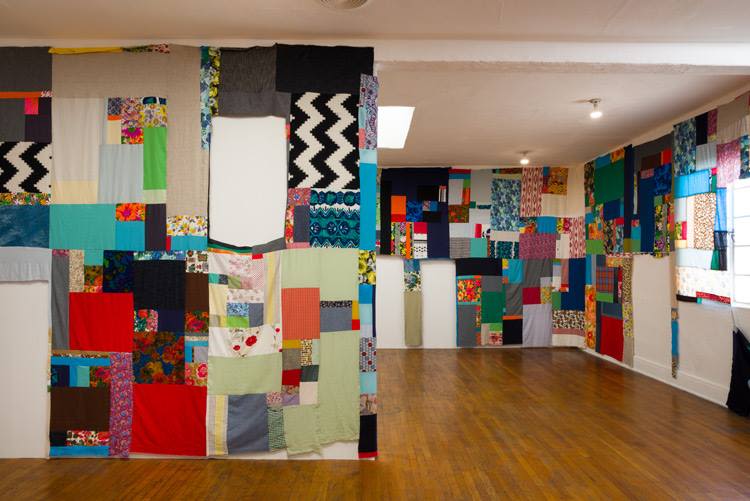 Mother Cloth, Installation view (week 3)