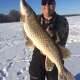 Ice Fishing Pike photo by Grissman's Guide Service