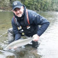 Business Card: Kevin Larson Guide Service - Steelhead