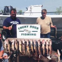 Business Card: Lucky Buck Fishing  -  Oneida