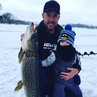 Business Card: Pj's Guide Services  -  Ice Fishing