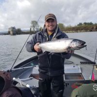 Business Card: Obsession Fishing - Spring Chinook