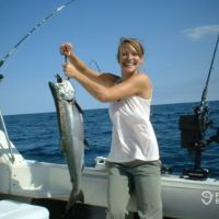 Business Card: Blue Max Charters Salmon Fishing