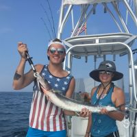 Business Card: Ms. Sally Charters Family Fishing