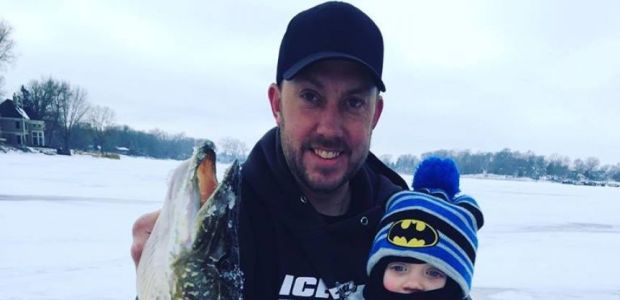 Business Card: Pj's Guide Services  -  Ice Fishing