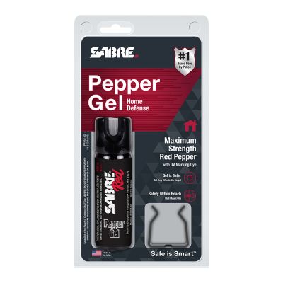 Home Defense Pepper Gel w/ Bracket -