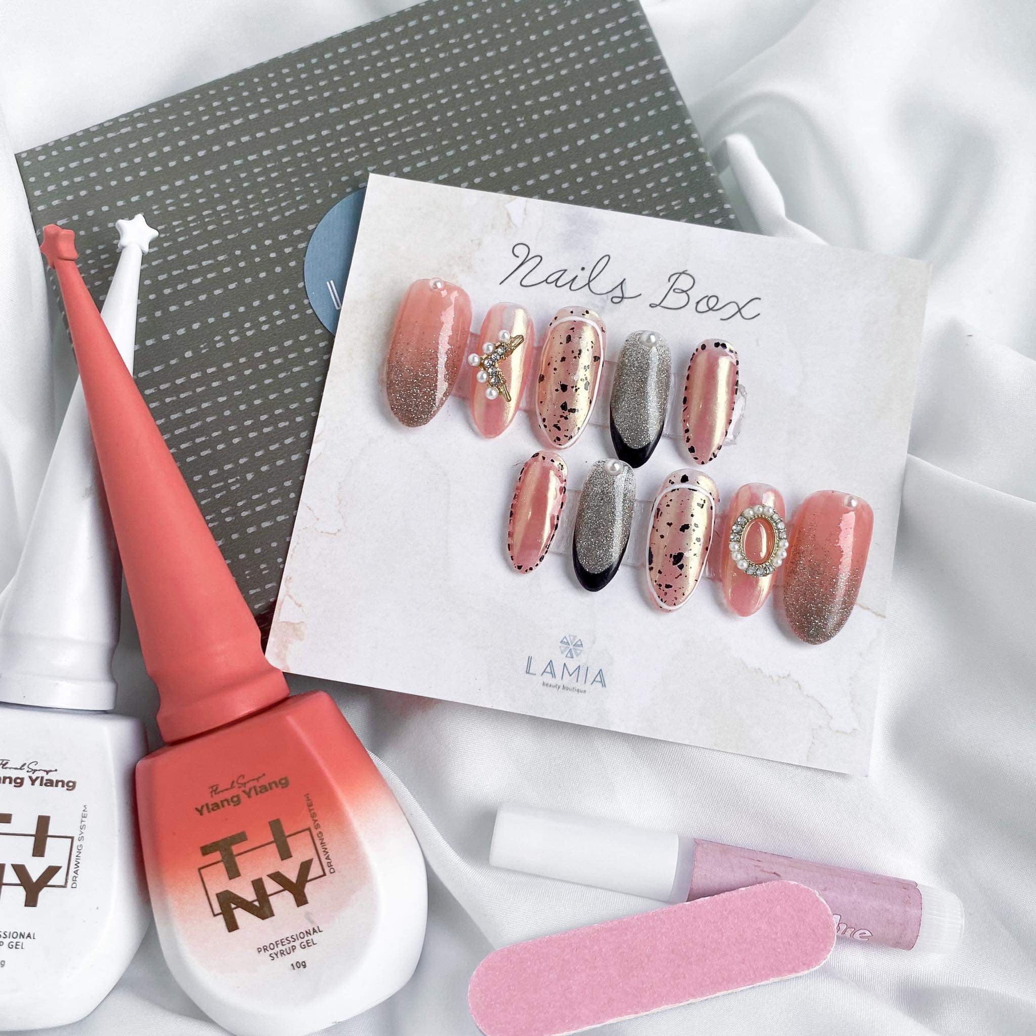 NAIL BOX NHỎ XINH ĐẸP "ĐỈNH" NHƯ MÓNG THẬT LAMIA Beauty Boutique
