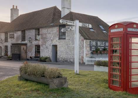 Hôtel The Five Bells Inn Brabourne