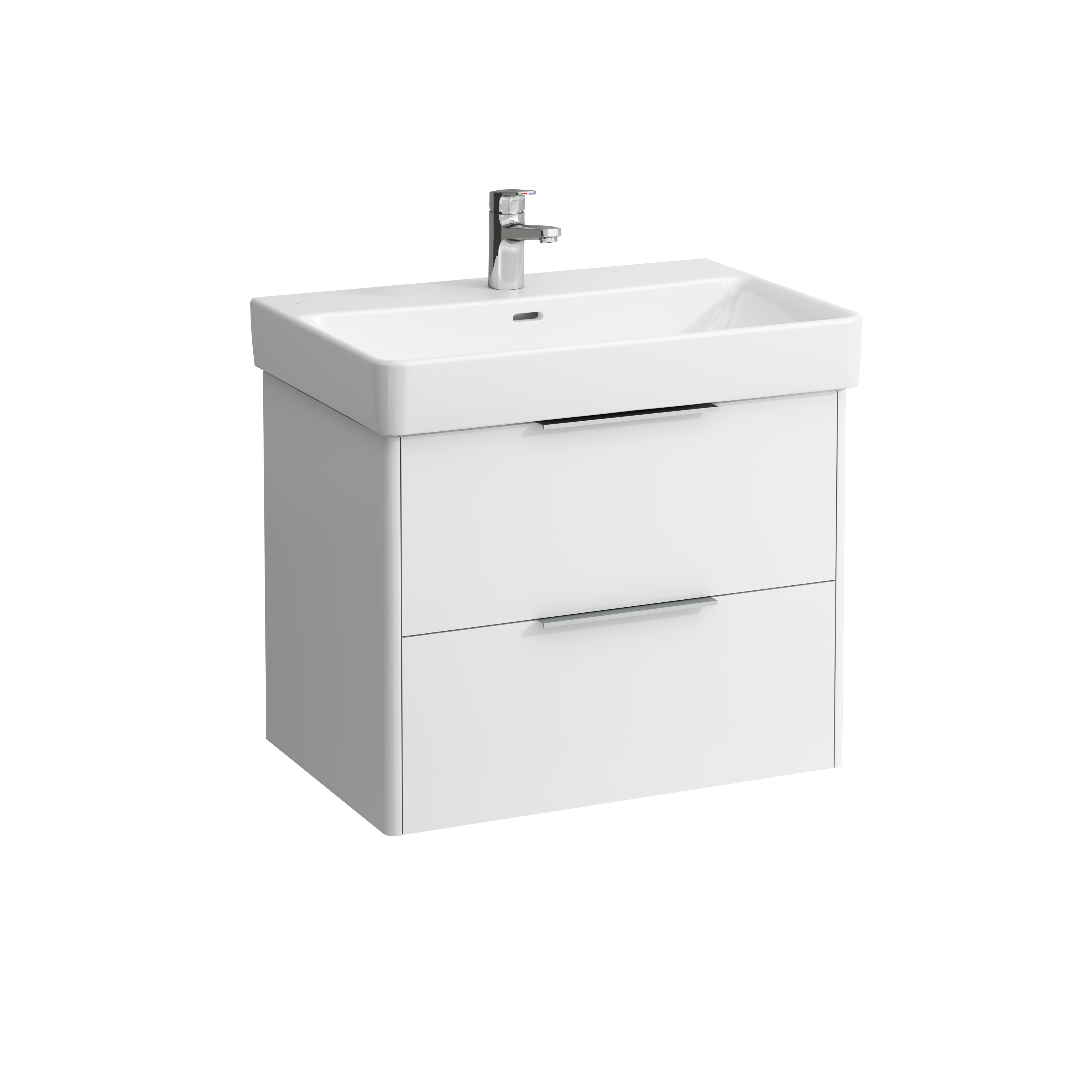 Meuble sous lavabo avec tiroir base 70 blanc m