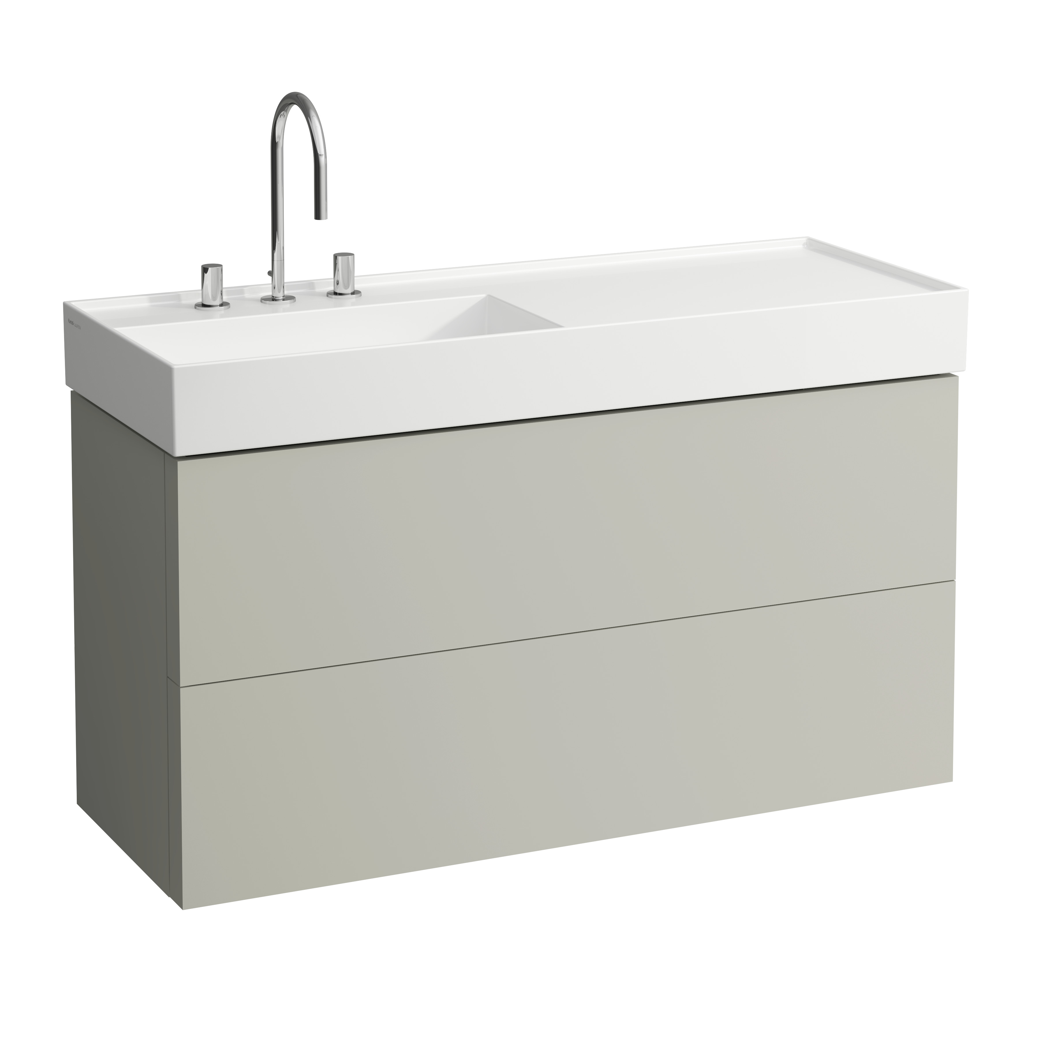 Meuble sous lavabo avec tiroir kartell 120 gris si