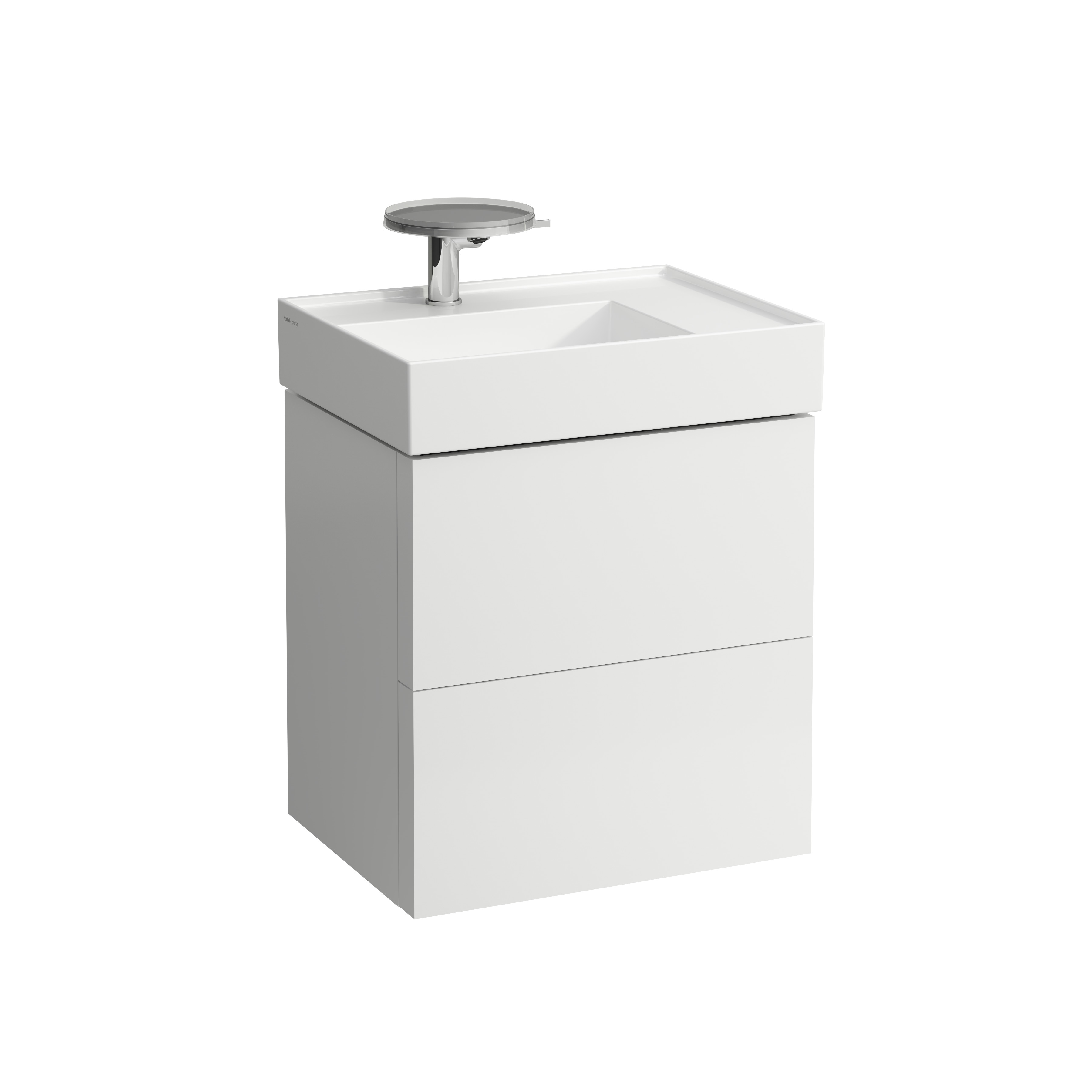 Meuble sous lavabo avec tiroir kartell 60 blanc m