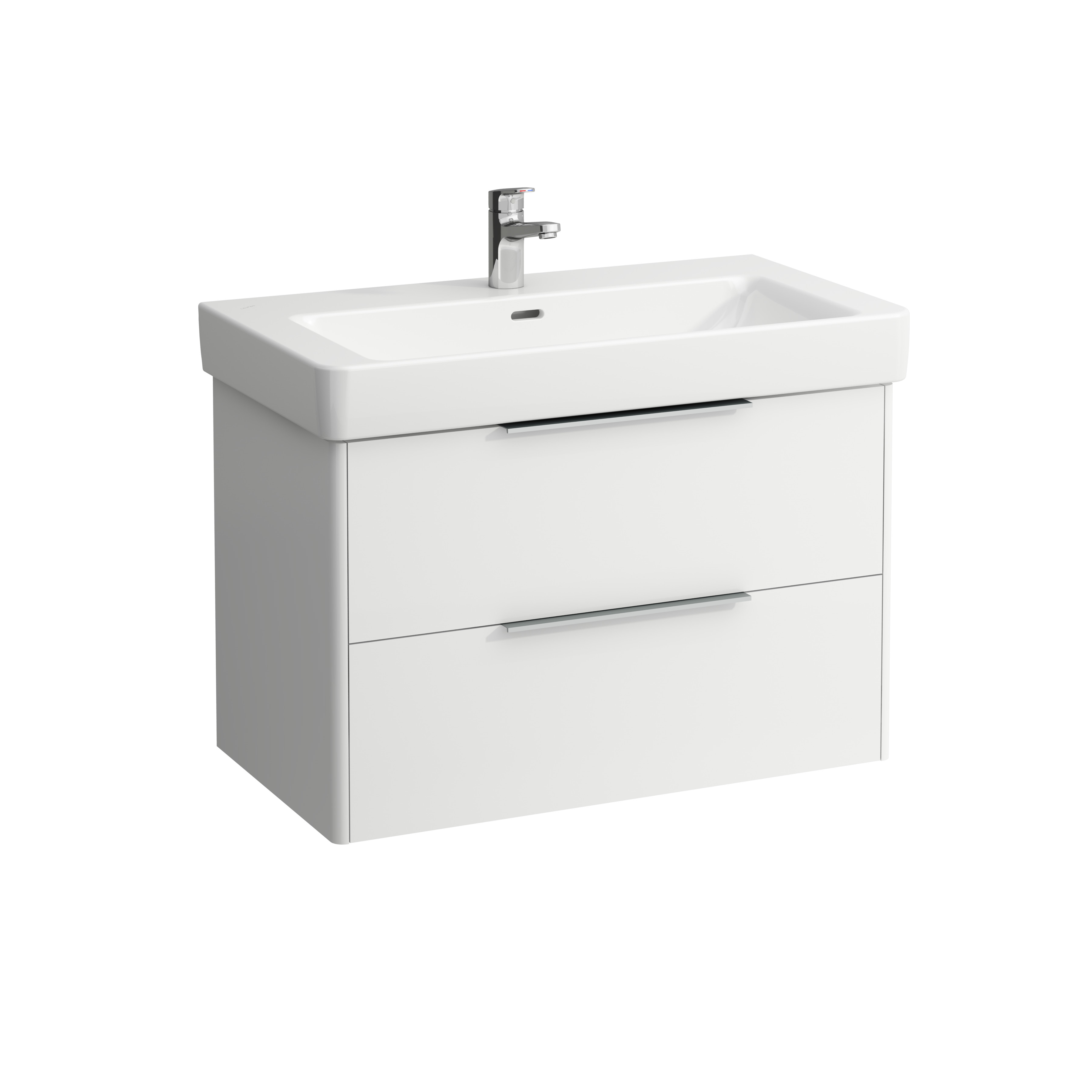 Meuble sous lavabo avec tiroir base 85 blanc m