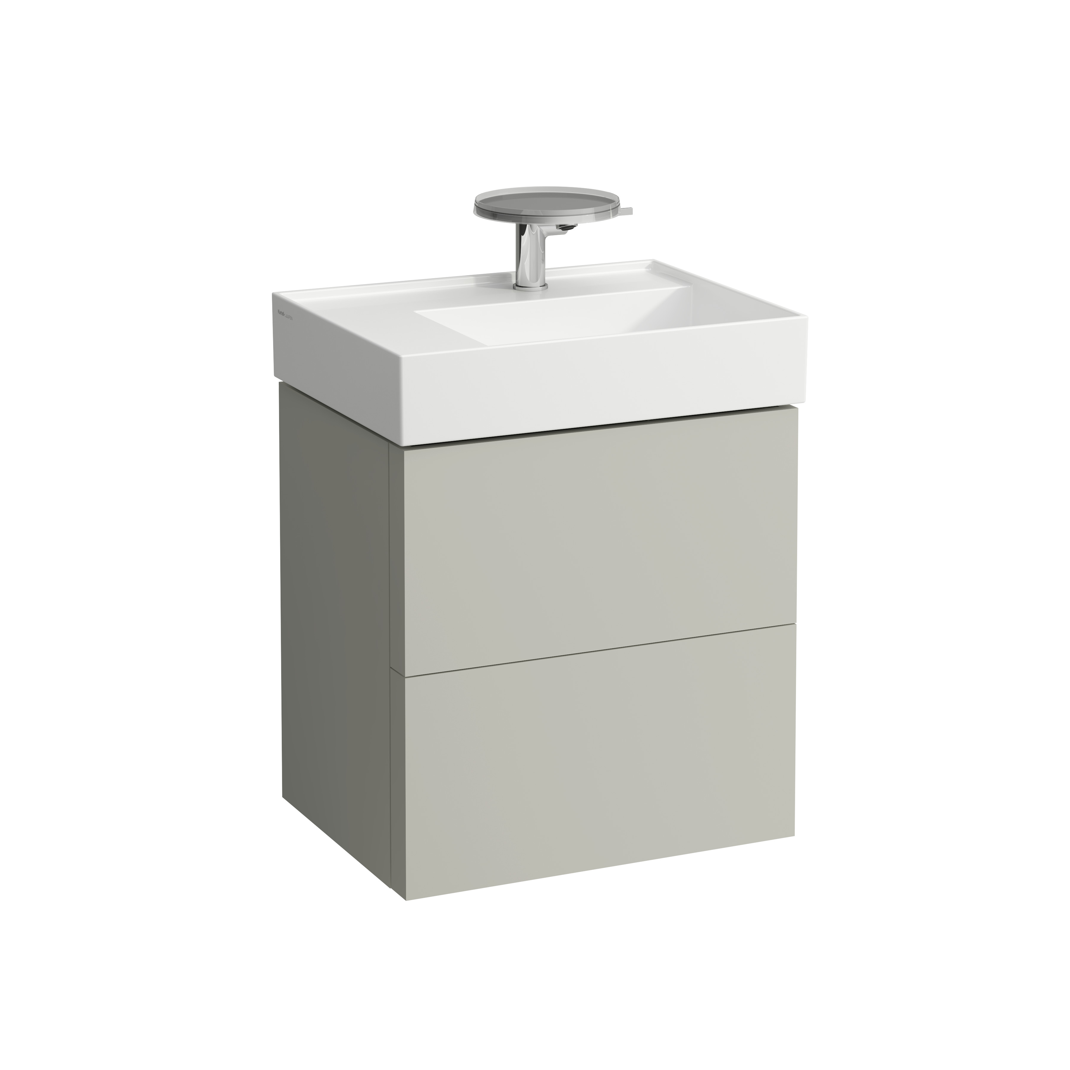 Meuble sous lavabo avec tiroir kartell 60 gris si